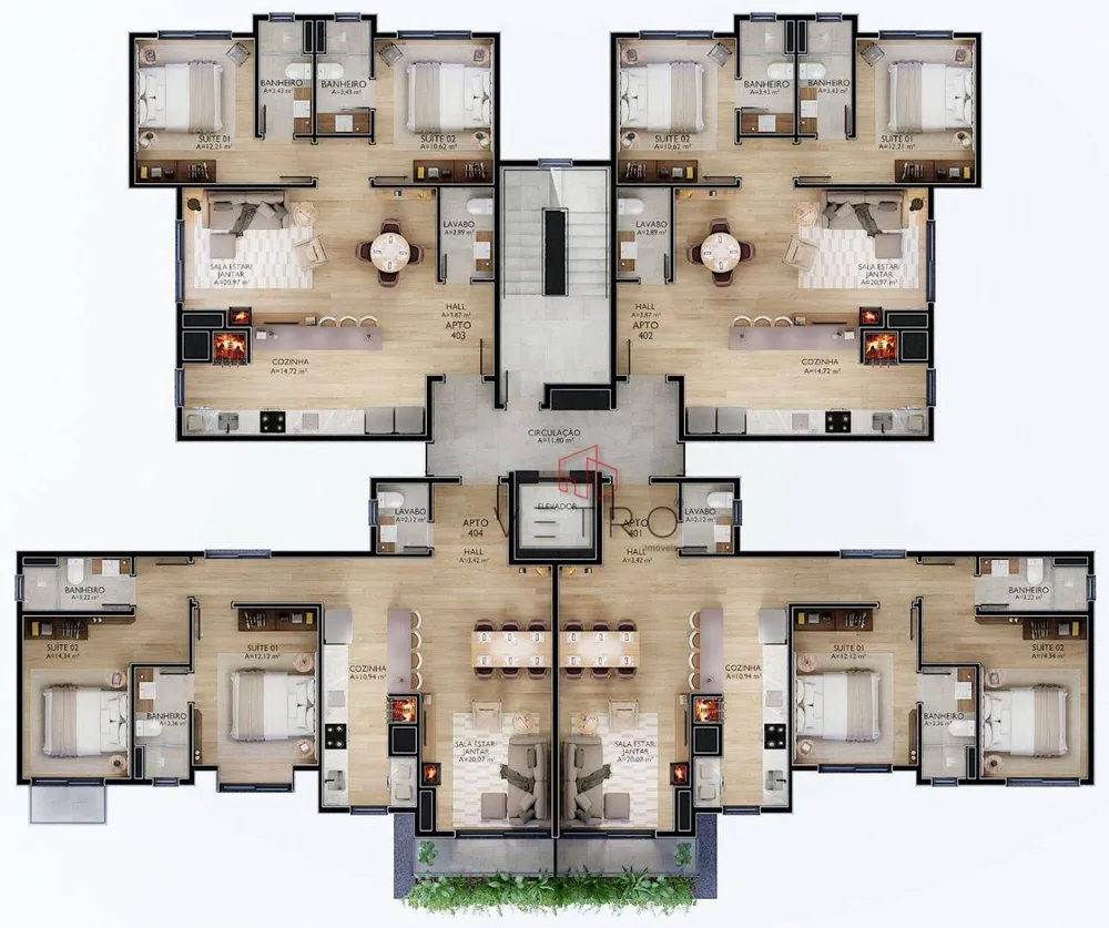 Apartamento, 2 quartos, 115 m² - Foto 8