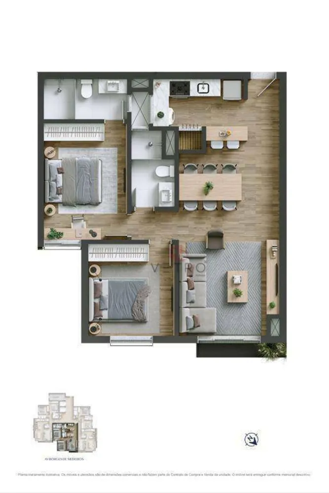 Apartamento, 2 quartos, 104 m² - Foto 6