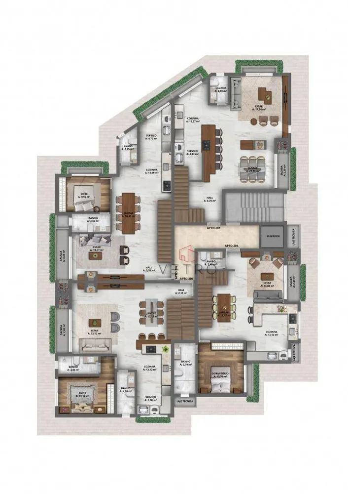 Apartamento, 3 quartos, 156 m² - Foto 6