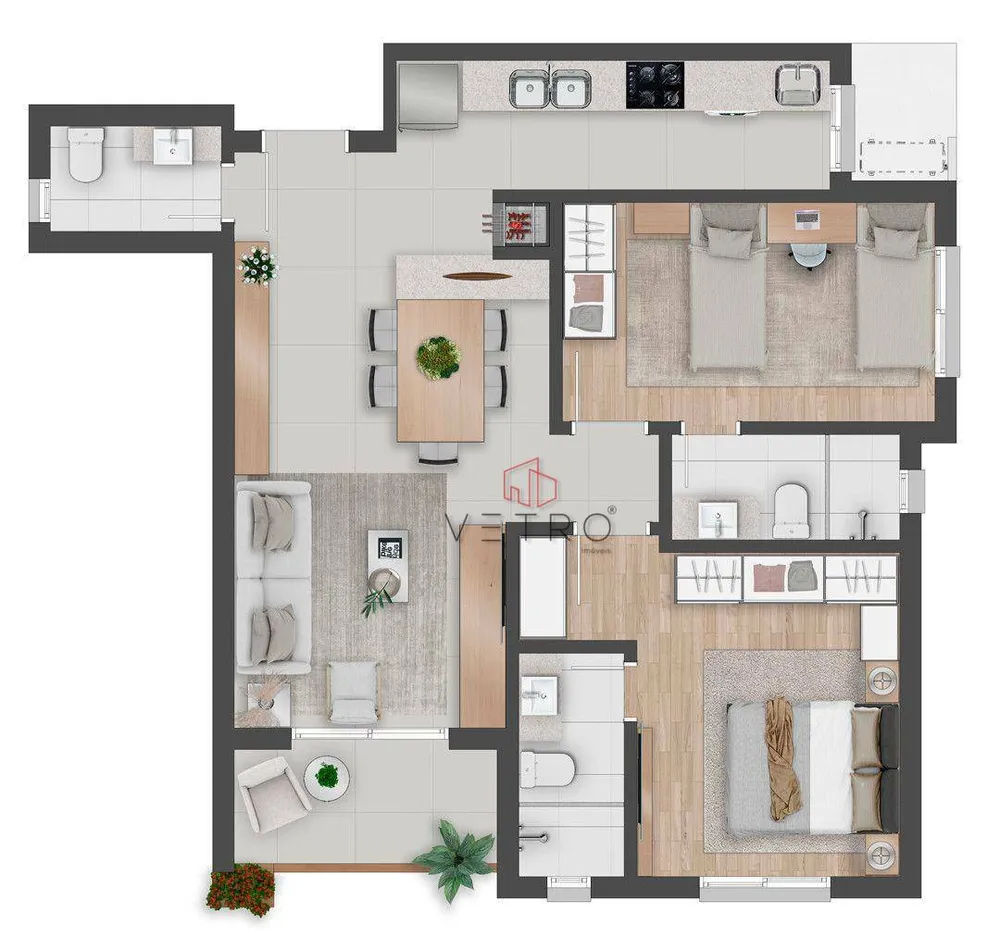 Apartamento, 2 quartos, 79 m² - Foto 5