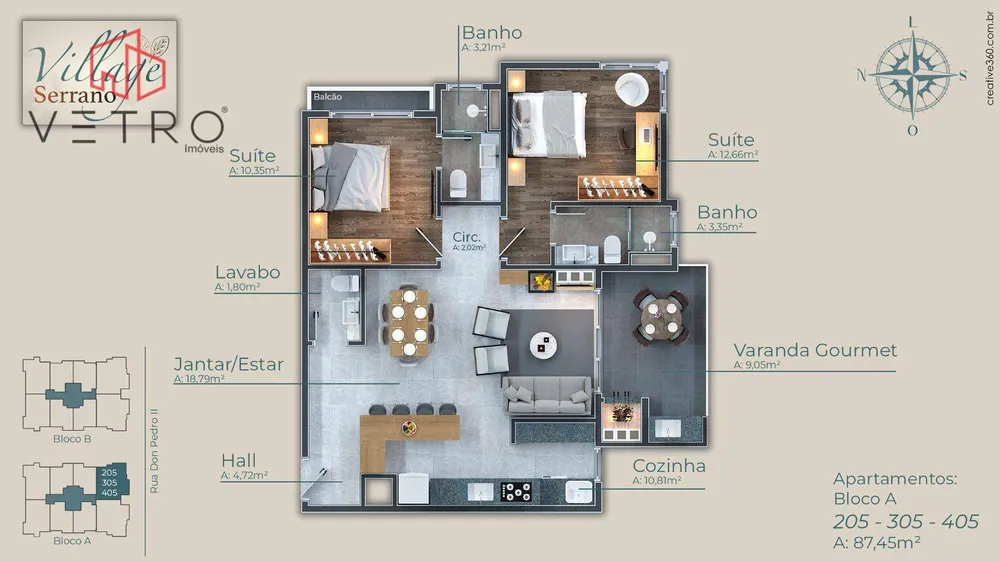 Apartamento, 2 quartos, 116 m² - Foto 5