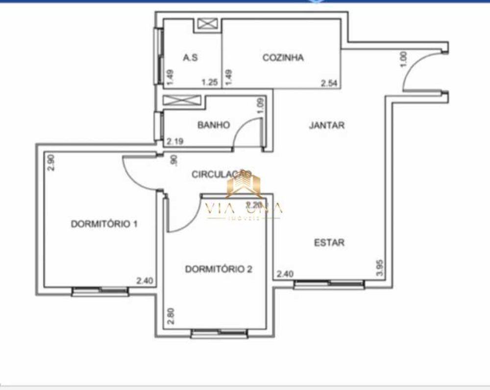 Apartamento, 2 quartos, 41 m² - Foto 2