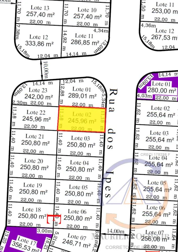 Terreno, 245 m² - Foto 1