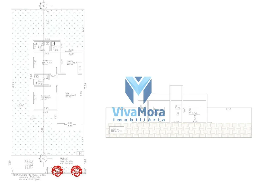 Casa, 2 quartos, 70 m² - Foto 2