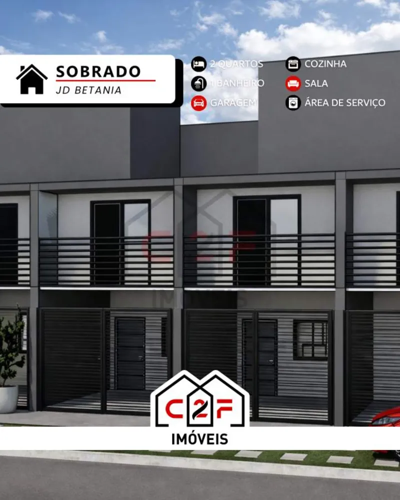 Sobrado, 2 quartos - Foto 1