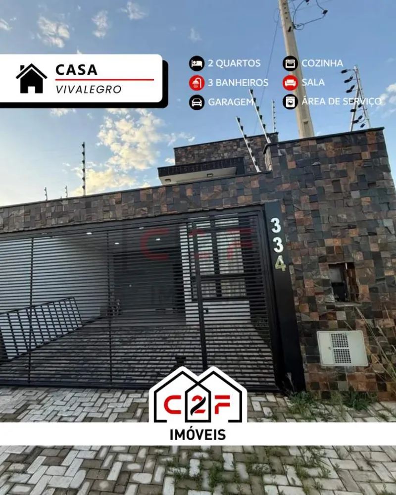 Casa, 2 quartos - Foto 1