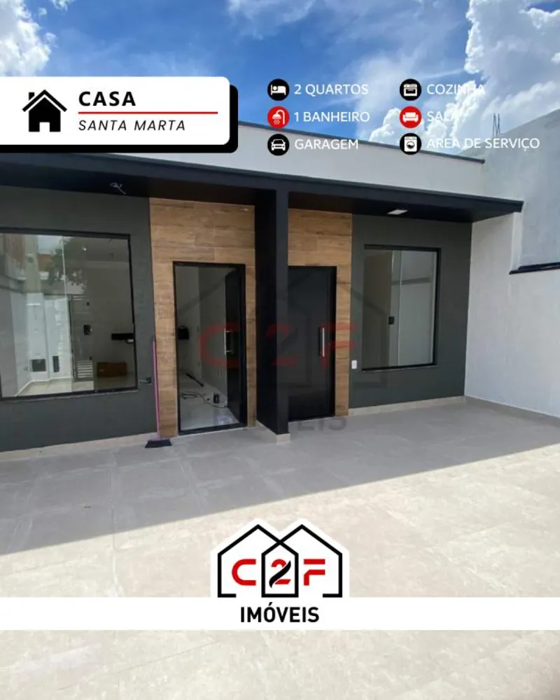 Casa, 2 quartos - Foto 2