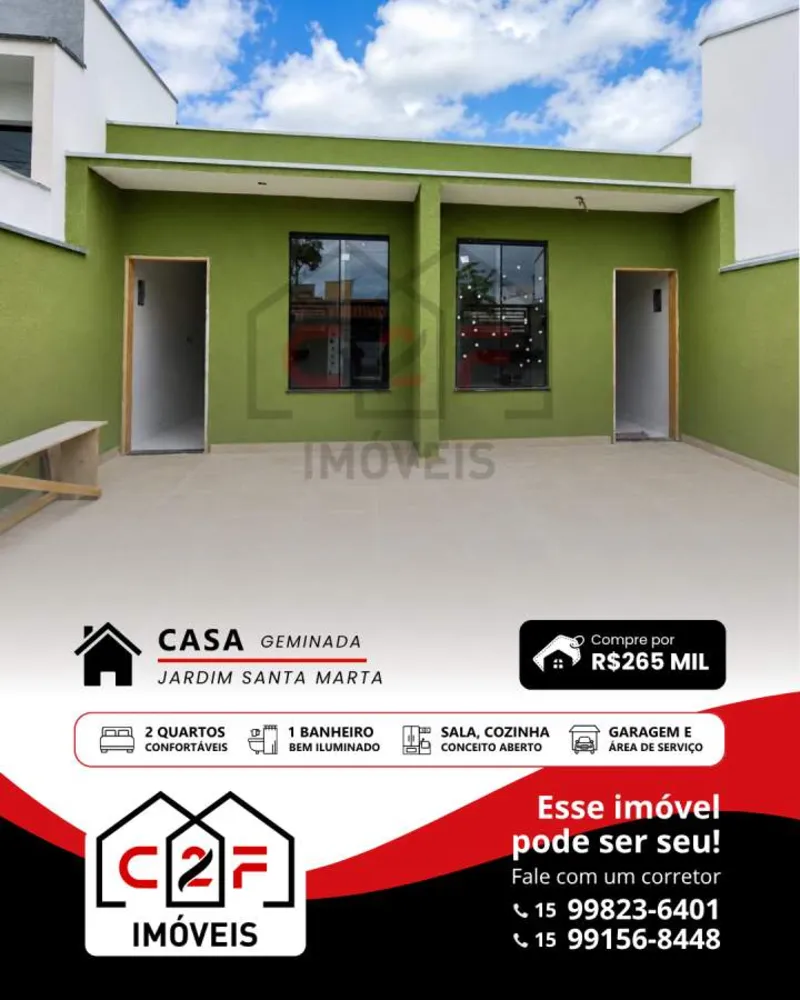 Casa, 2 quartos - Foto 2