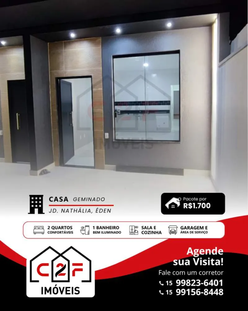 Casa, 2 quartos - Foto 2