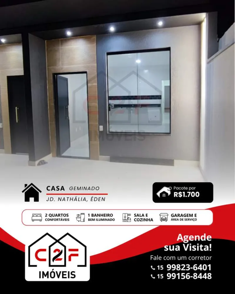Casa, 2 quartos - Foto 1