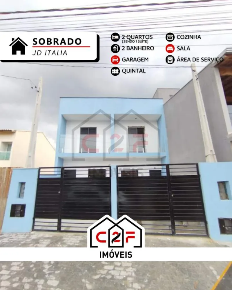 Sobrado, 2 quartos - Foto 1
