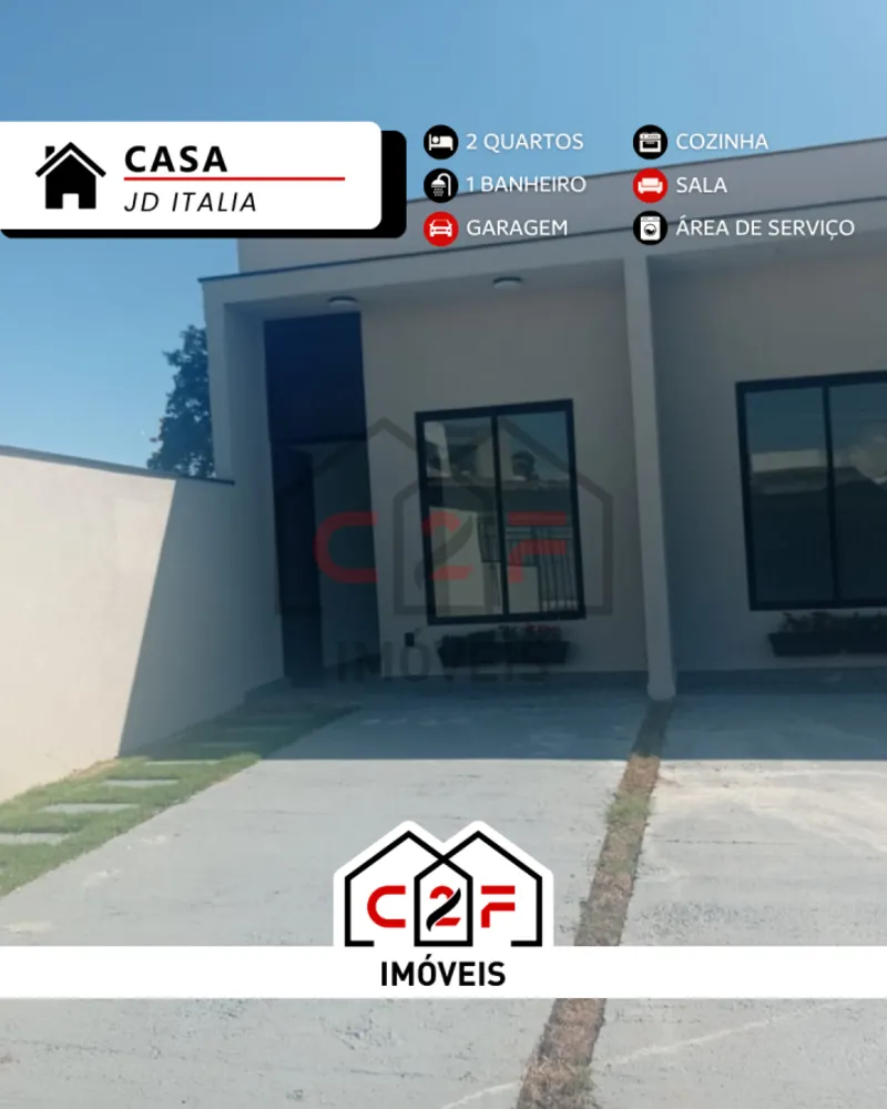 Casa, 2 quartos - Foto 1