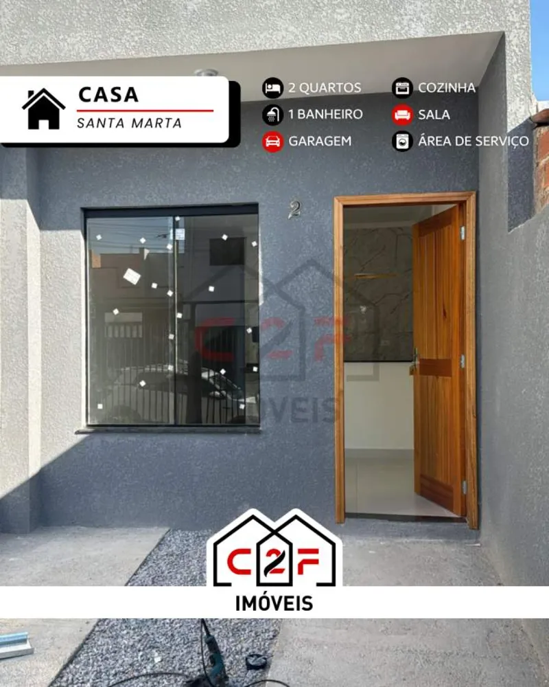 Casa, 2 quartos - Foto 2
