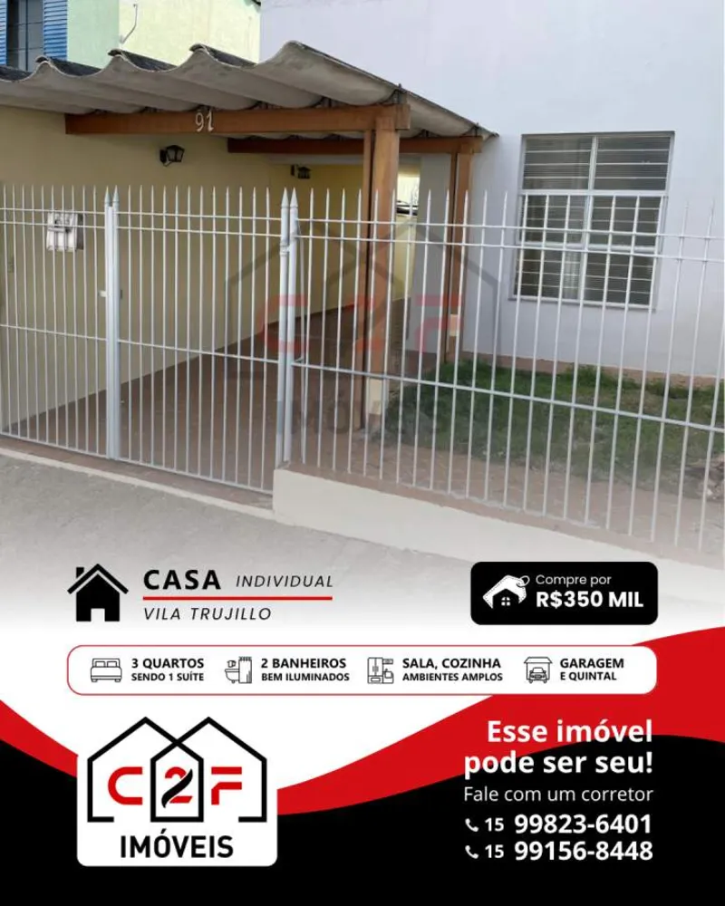 Casa, 3 quartos - Foto 1
