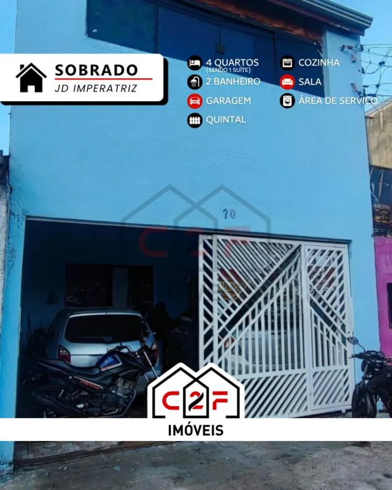 Sobrado, 4 quartos - Foto 1