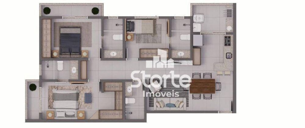 Apartamento, 2 quartos, 65 m² - Foto 5