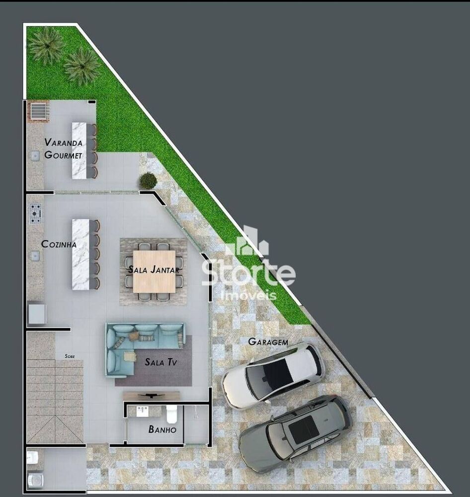 Casa, 3 quartos, 164 m² - Foto 1