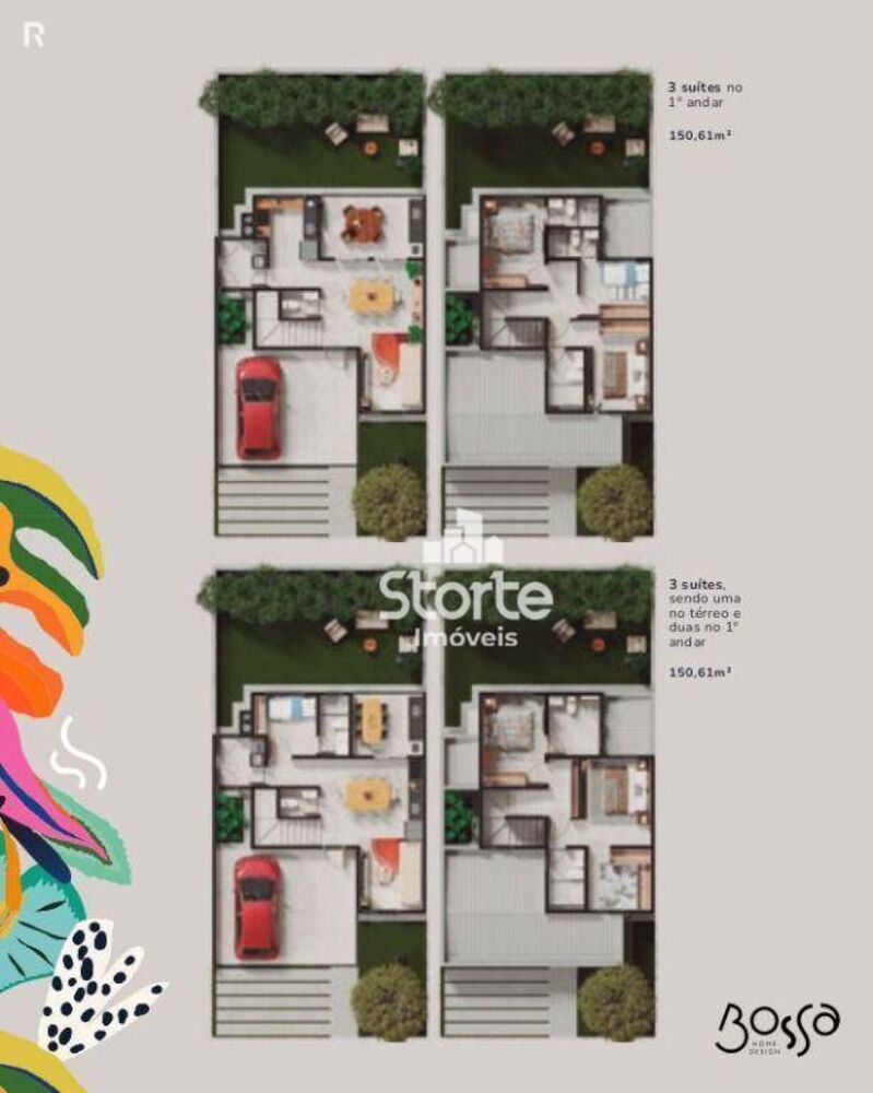 Casa de Condomínio, 3 quartos - Foto 4