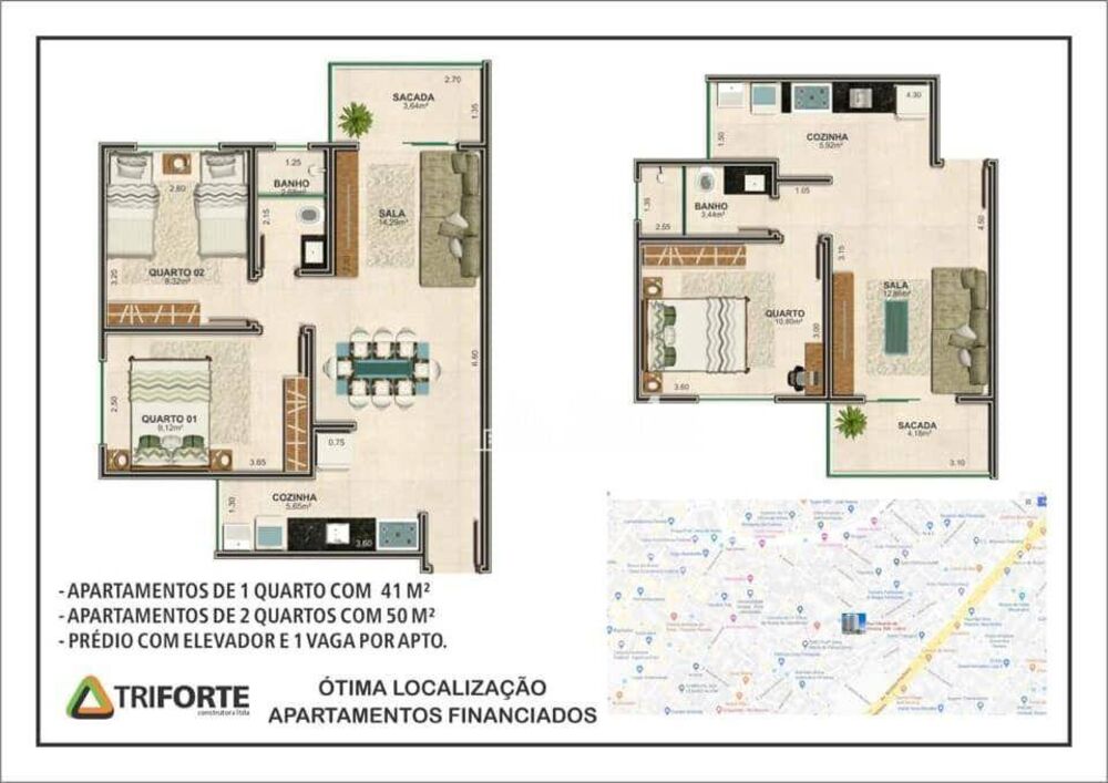 Apartamento, 1 quarto, 46 m² - Foto 5
