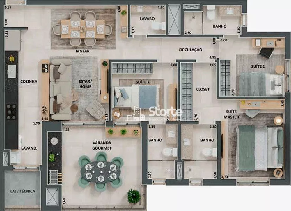 Apartamento, 3 quartos, 95 m² - Foto 26