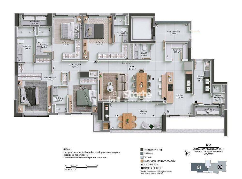 Apartamento, 3 quartos, 225 m² - Foto 36