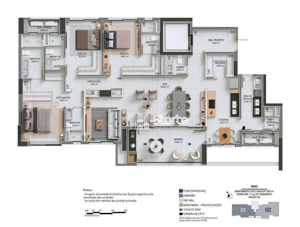 Apartamento, 3 quartos, 225 m² - Foto 37