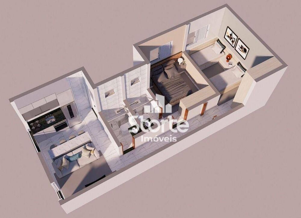 Casa, 2 quartos, 40 m² - Foto 9