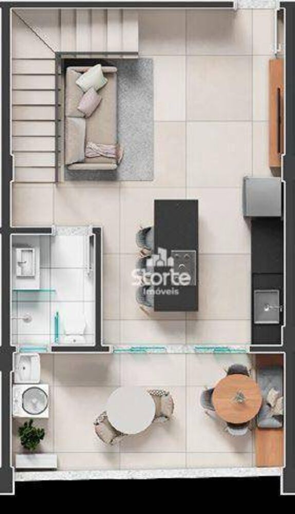 Kitnet-Studio, 52 m² - Foto 8