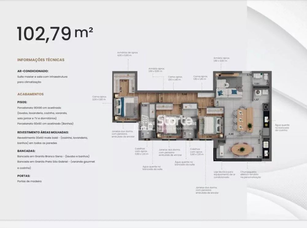 Apartamento, 2 quartos, 102 m² - Foto 19