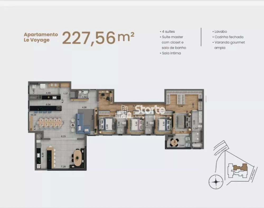 Apartamento, 2 quartos, 102 m² - Foto 30