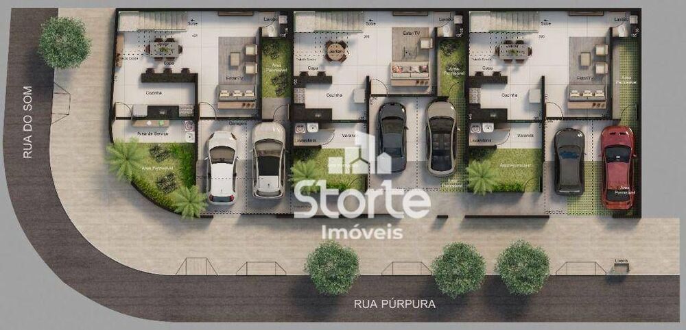Casa, 3 quartos, 115 m² - Foto 2