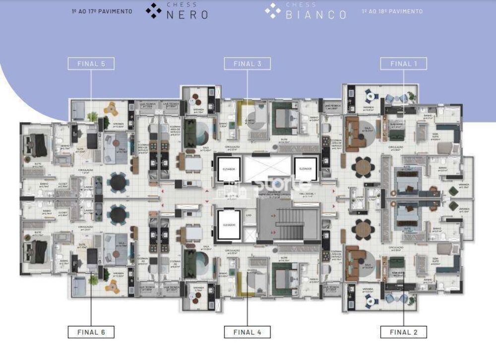 Apartamento, 2 quartos, 77 m² - Foto 12