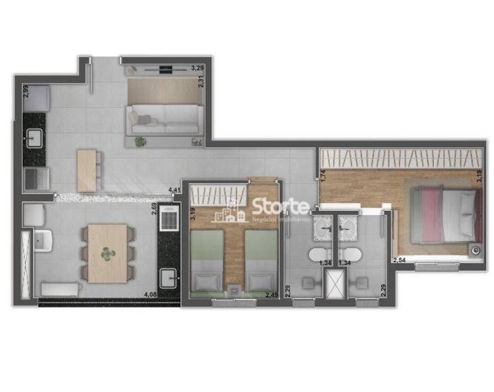 Apartamento, 3 quartos, 114 m² - Foto 3