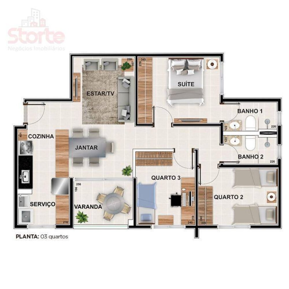 Apartamento, 2 quartos, 60 m² - Foto 9