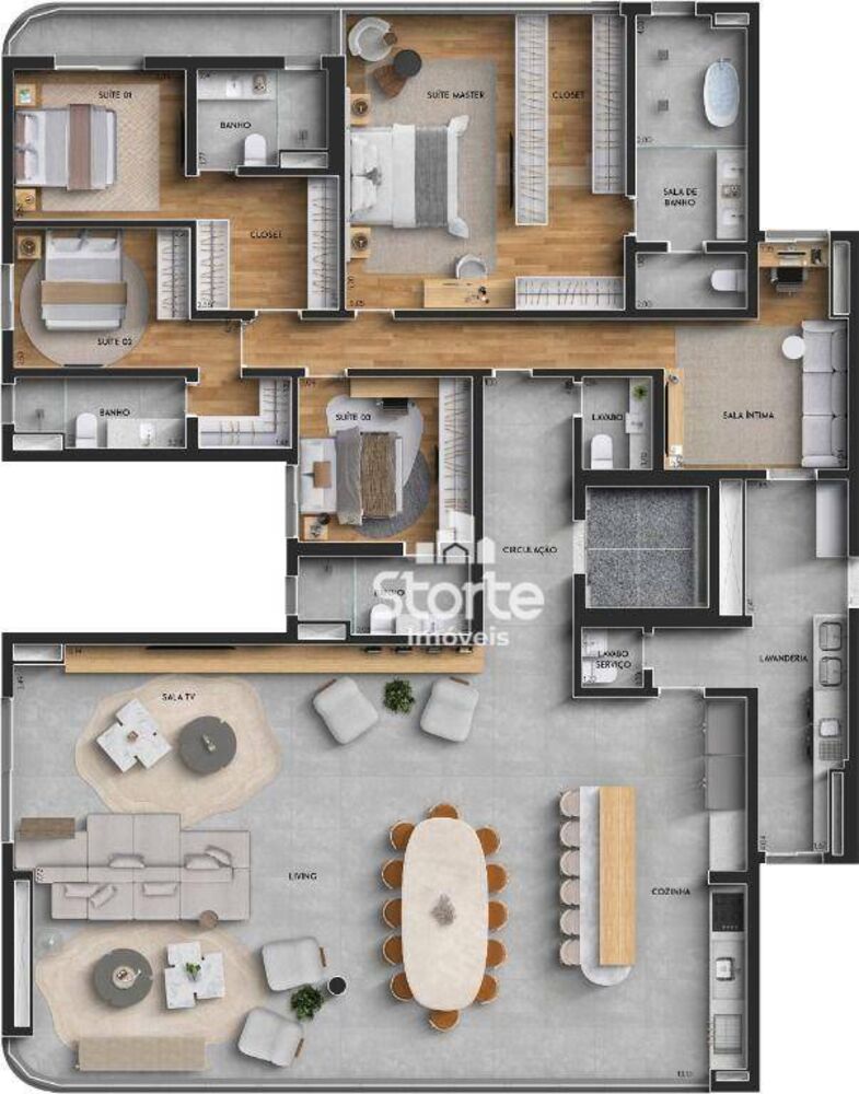 Cobertura, 4 quartos, 262 m² - Foto 4