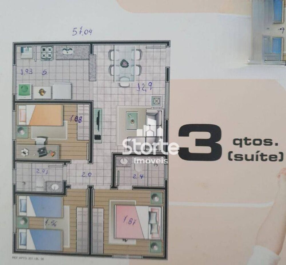 Apartamento, 2 quartos, 57 m² - Foto 4