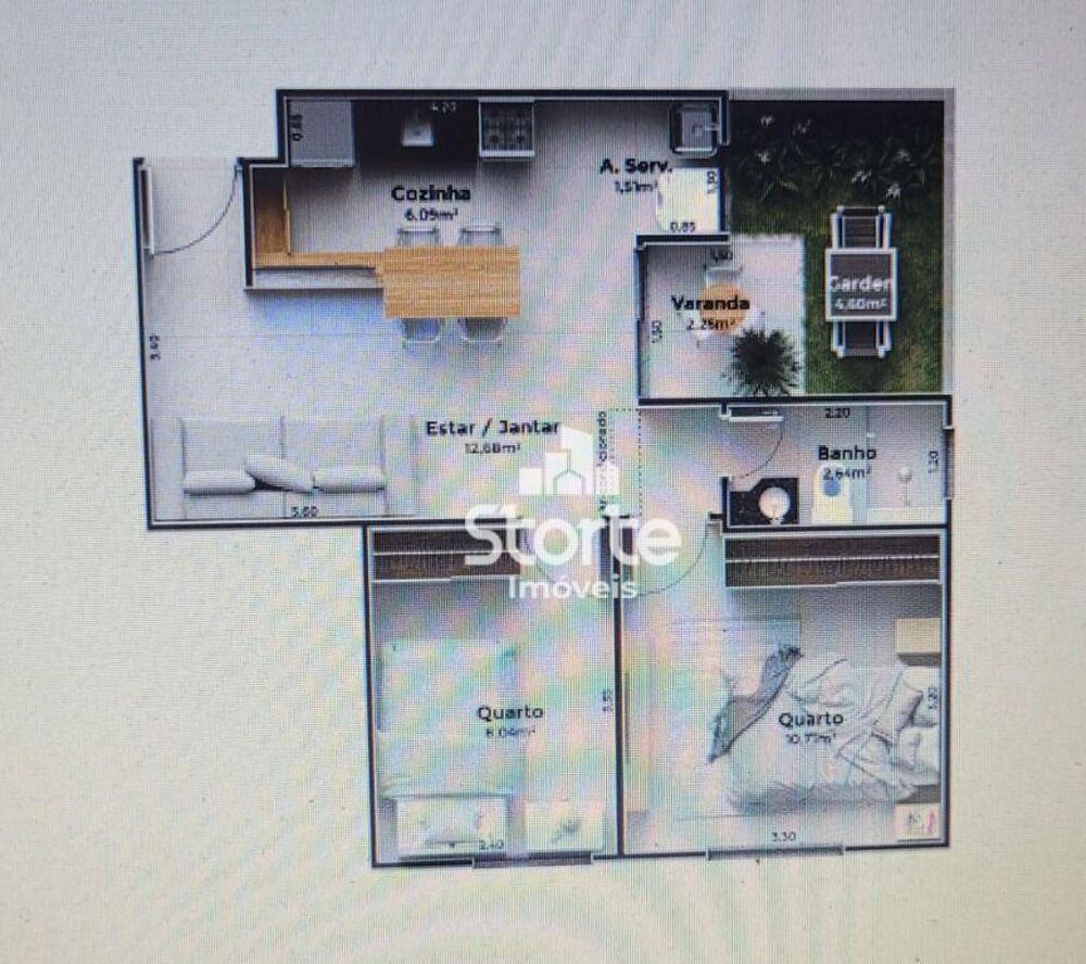Apartamento, 2 quartos, 48 m² - Foto 5
