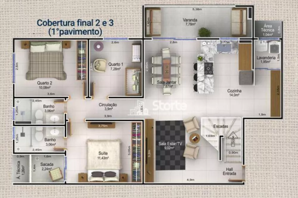 Apartamento, 3 quartos, 99 m² - Foto 10