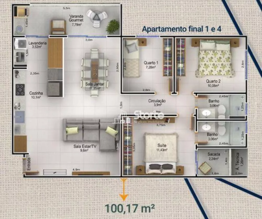 Apartamento, 3 quartos, 99 m² - Foto 18