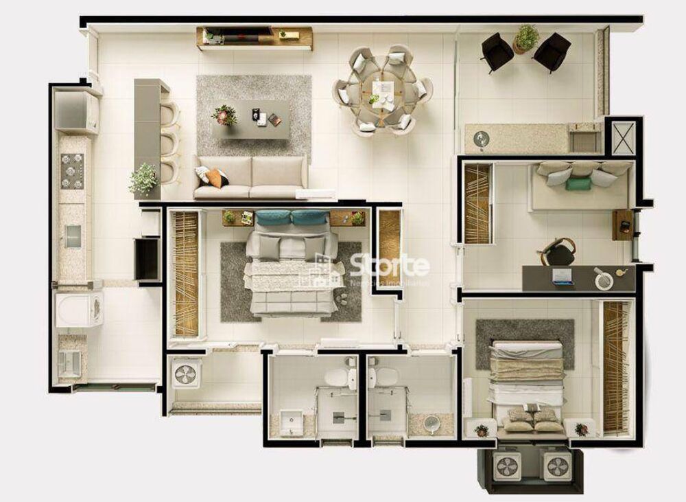 Apartamento, 3 quartos, 90 m² - Foto 3