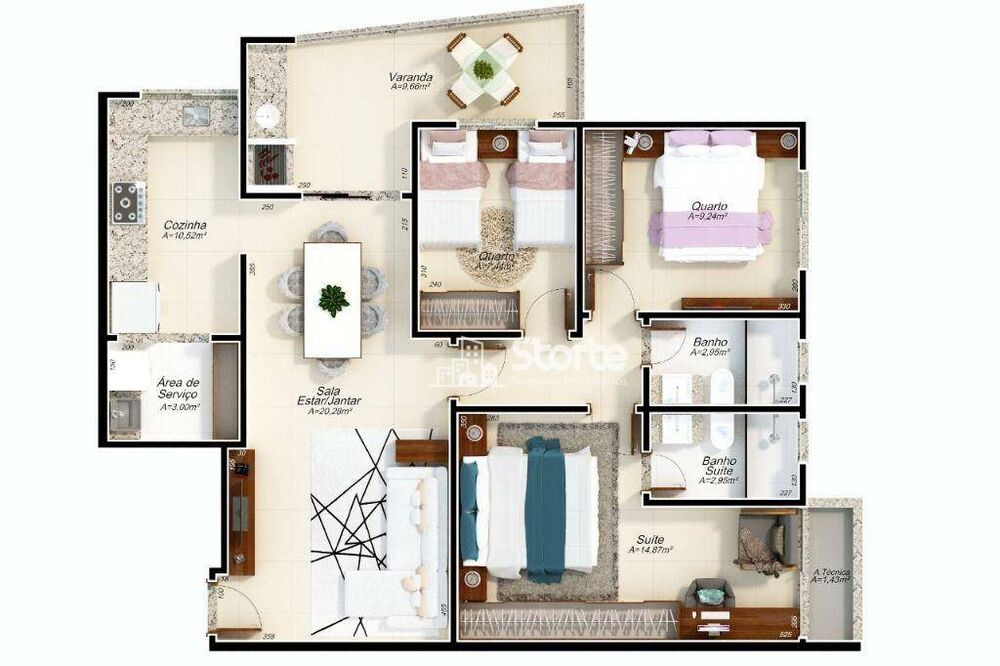 Apartamento, 2 quartos, 72 m² - Foto 4