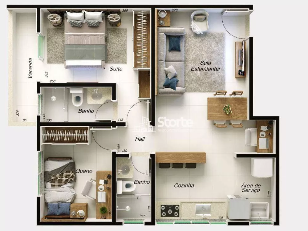 Apartamento, 2 quartos, 50 m² - Foto 16
