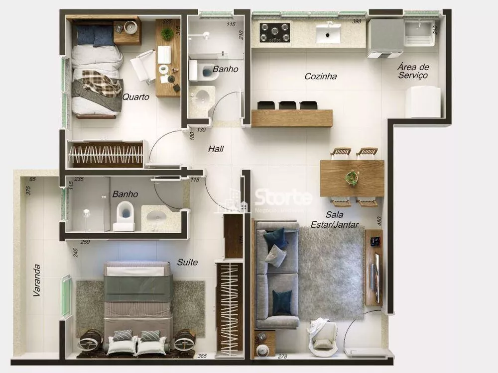 Apartamento, 2 quartos, 50 m² - Foto 14