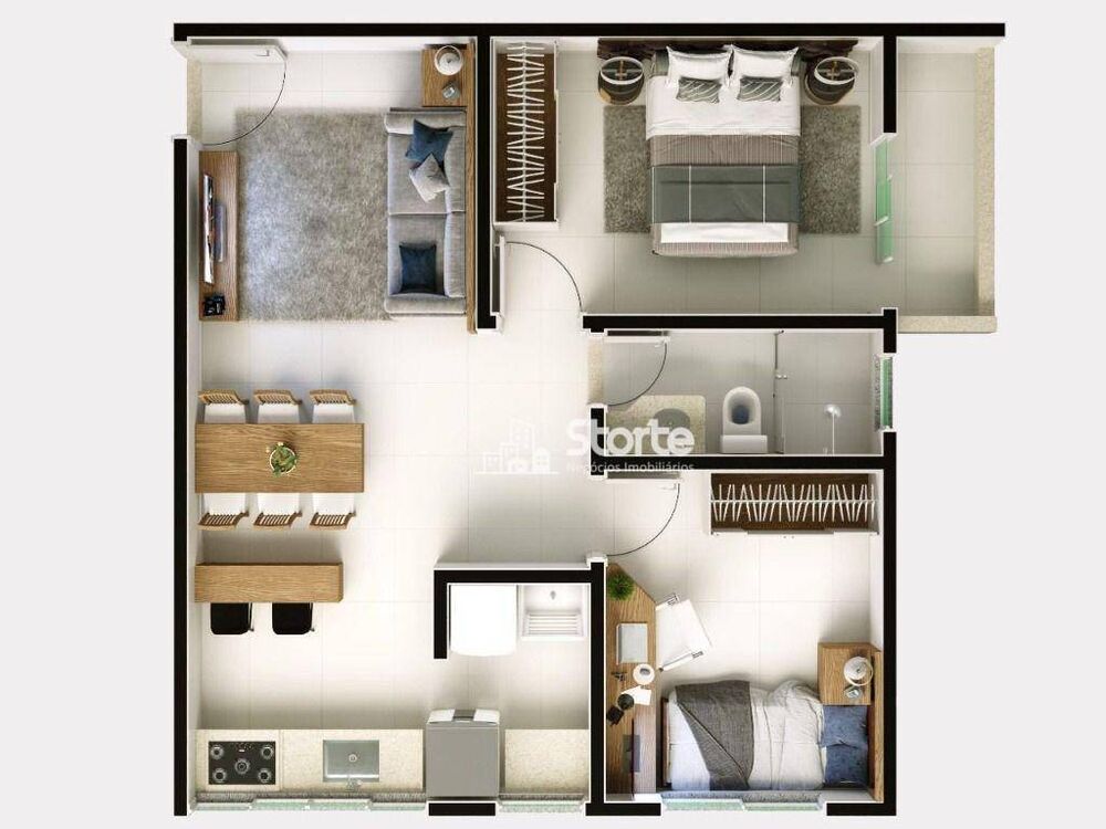 Apartamento, 2 quartos, 50 m² - Foto 19