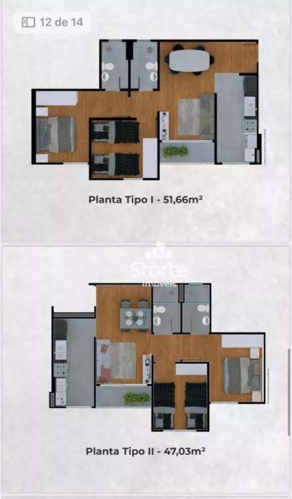 Apartamento à venda com 2 quartos, 47m² - Foto 6