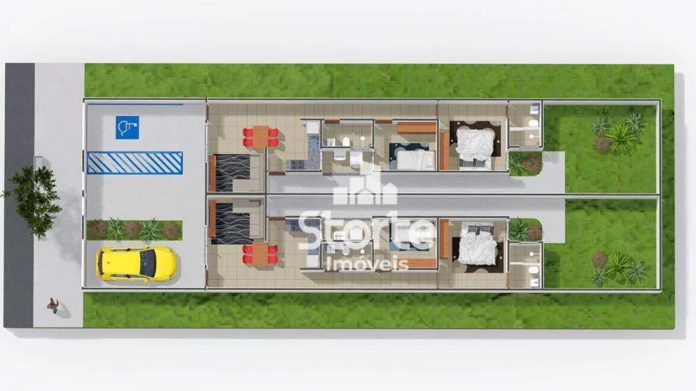 Casa, 2 quartos, 70 m² - Foto 17