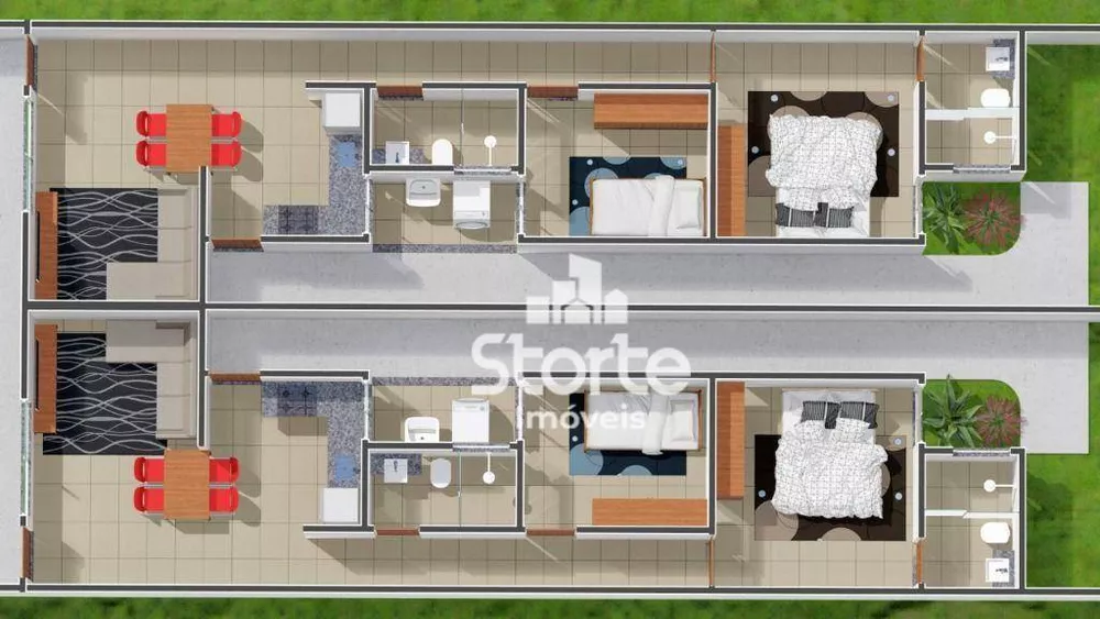 Casa, 2 quartos, 70 m² - Foto 15