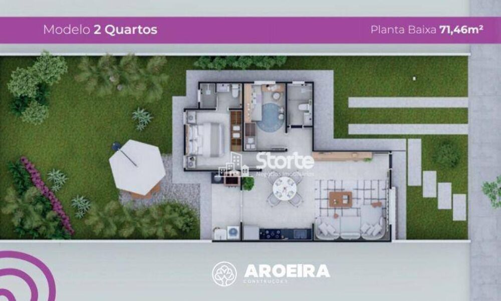 Casa de Condomínio, 3 quartos - Foto 3