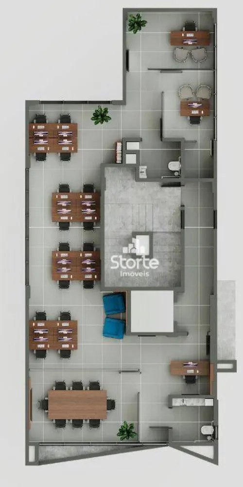 Loja-Salão, 37 m² - Foto 3