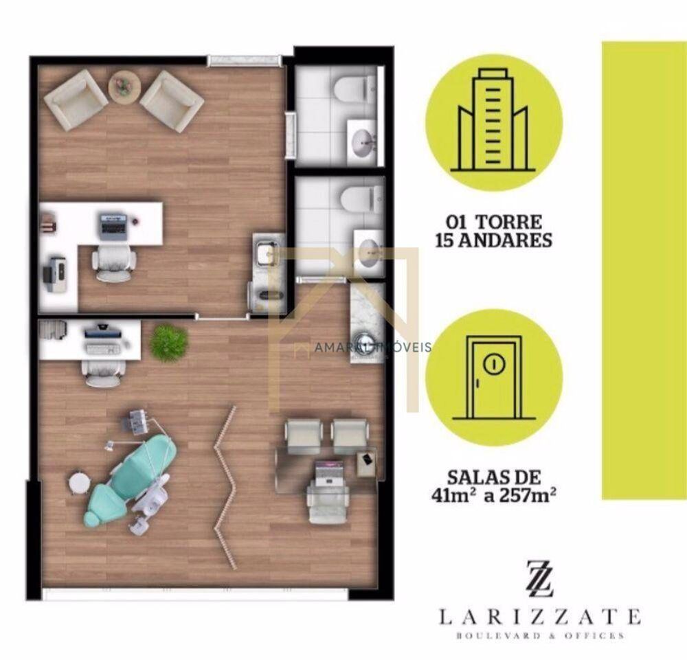 Sala-Conjunto, 41 m² - Foto 3